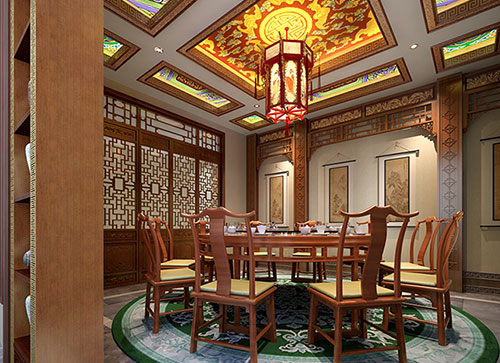 奉节中式古典风格家居装修设计效果图